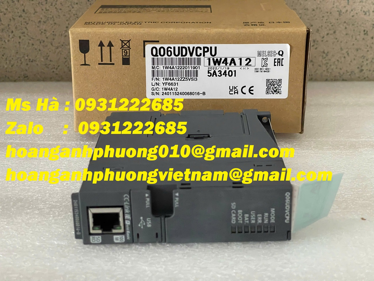 Tốc độ xử lý cao - Mô đun Q06UDVCPU - hãng Mitsubishi
